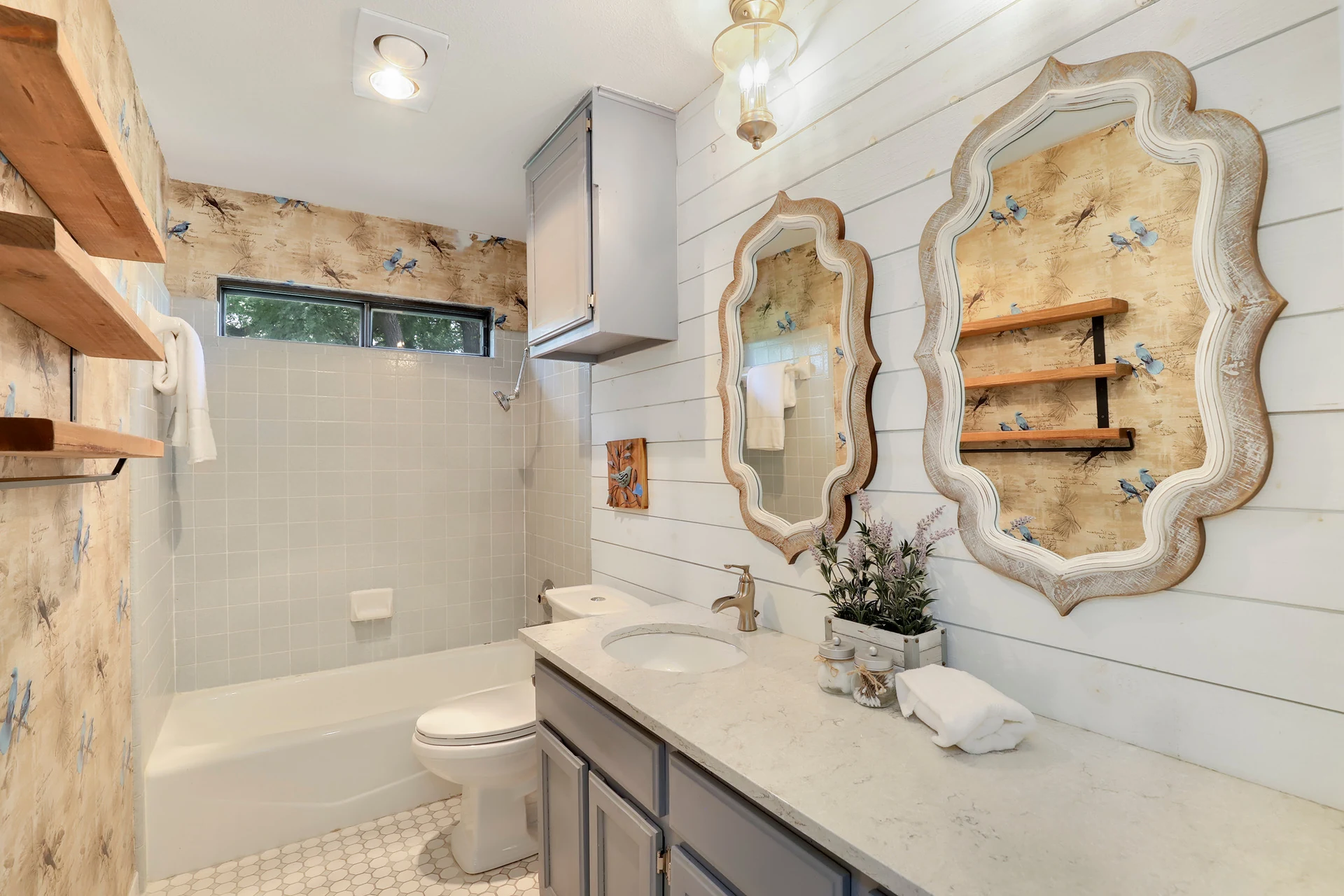 Bathroom shiplap remodel